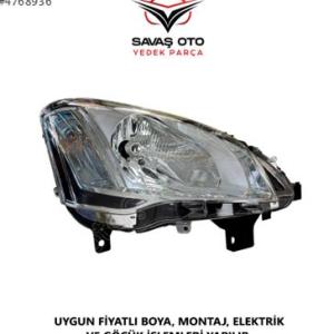 CITROEN BERLİNGO ÖN FAR EL. MOTOR. SAĞ SOL 2011 VE ÜZERİ / TAİWAN