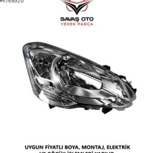 CITROEN BERLİNGO ÖN FAR MOTORLU EL.SAĞ SOL 2008 VE ÜZERİ / TAİWAN