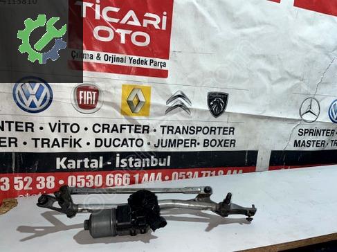 Citroen Berlingo-Partner Çıkma Orjinal Ön Cam Silecek Motoru