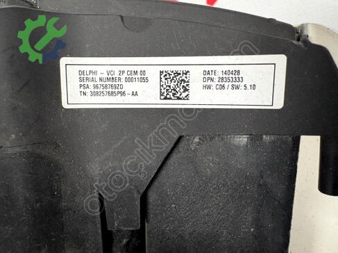 Citroen C4 Kontrol Düğmeleri 96758769ZD çıkma parça
