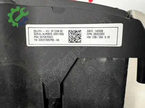 Citroen C4 Kontrol Düğmeleri 96758769ZD çıkma parça