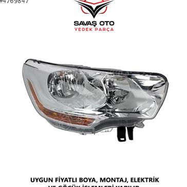 Citroen C4 Sağ Ön Far çıkma parça