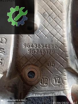Citroen C5 Şarj Dinamosu 9643834880 çıkma parça