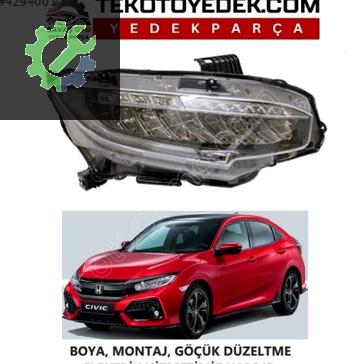 Honda Civic Sağ Ön Far çıkma parça