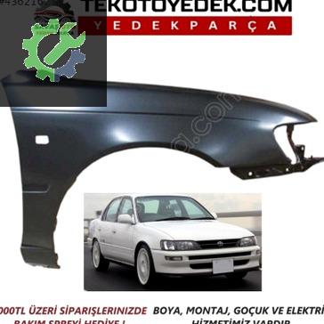 Toyota Corolla Çamurluk çıkma parça