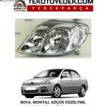 COROLLA SEDAN ÖN FAR SAĞ SOL 2002 2003 2004 2005 2006 KAMPANYA
