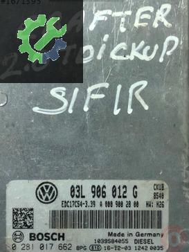 2012 Volkswagen Crafter Motor Beyni Çıkma Parça Kayseri