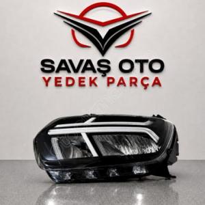 DACIA DUSTER BEYAZ CERCEVE FAR SAĞ SOL 2023 VE ÜZERİ / KAMPANYA