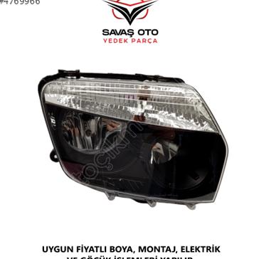 Dacia Duster Sağ Ön Far çıkma parça