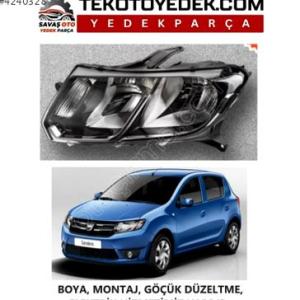 DACİA LOGAN SANDERO ÖN FAR SAĞ SOL 2013 VE ÜZERİ