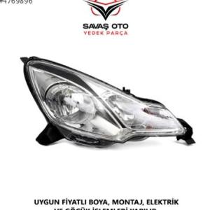 DS3 ÖN FAR EL.MOTORLU SİYAH HB.SAĞ SOL 2009 VE ÜZERİ / TAİWAN
