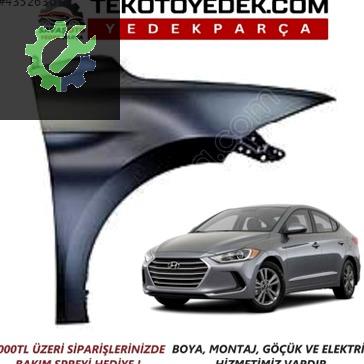 Hyundai Elantra Çamurluk çıkma parça