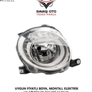 FIAT 500 ÖN FAR EL.MOTORLU SAĞ SOL 2007 VE ÜZERİ / TAİWAN