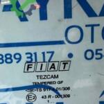 Fiat Brava Orijinal Çıkma Sol Arka Kapı Camı