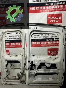 Fiat Doblo Çıkma Orjinal Sağ Sol Bagaj Kapağı