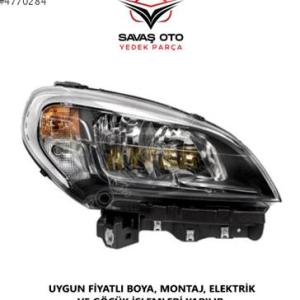 FIAT DOBLO ÖN FAR KROM EL.MOT.SAĞ SOL 2015 VE ÜZERİ / TAİWAN