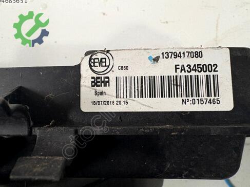 Fiat Ducato Fan Paneli 1379417080 çıkma parça