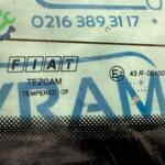 Fiat Palio Orijinal Çıkma Arka Cam