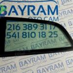 Çıkma Fiat Stilo Sol Arka Kelebek Camı