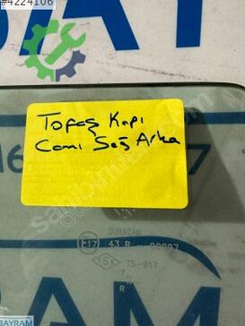 Tofaş Şahin Sol Arka Kapı Camı çıkma parça