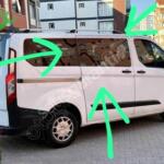 Çıkma Ford Transit Custom Yan Cam