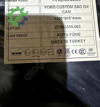 Ford Transit Custom Yan Cam çıkma parça