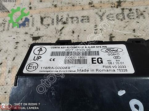 Ford Fiesta Kontrol Paneli DN1T-15K600 çıkma parça