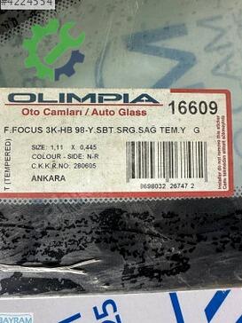 Ford Focus Oto Cam çıkma parça
