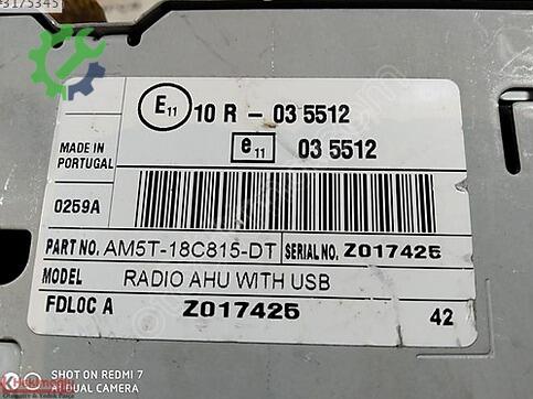 Ford Focus BM5T-18C815-DT çıkma parça