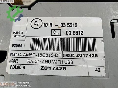 Ford Focus BM5T-18C815-DT çıkma parça