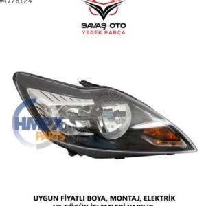 FORD FOCUS ÖN FAR EL.MOTORLU SİYAH SAĞ SOL 2008 2009 2010 /TAİWAN