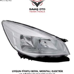 FORD KUGA ÖN FAR EL.MOTOR.SOKETLİ SAĞ SOL 2012 VE ÜZERİ / TAİWAN