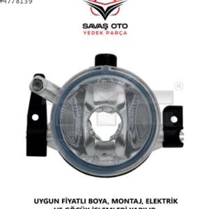 FORD KUGA ÖN SİS FARI KROM SAĞ SOL 2008 VE ÜZERİ / TAİWAN