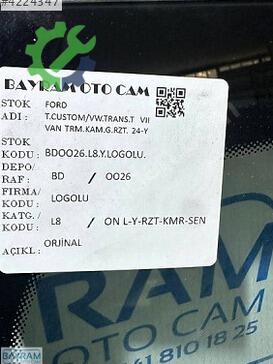 Ford Tourneo Custom Ön Cam çıkma parça