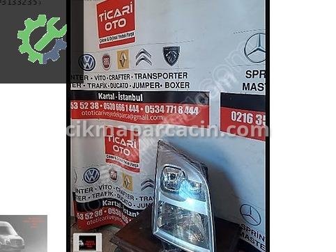Ford Transit Sağ Ön Far çıkma parça