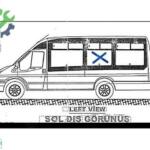 Ford Transit Sol Yan Cam Çıkma
