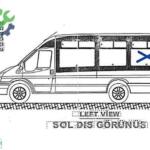 Sol Yan Cam Ford Transit Çıkma