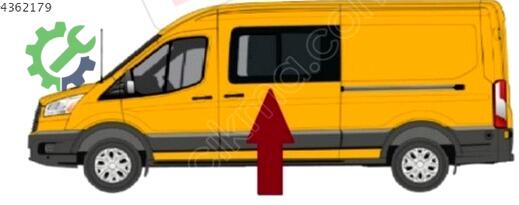Ford Transit Sol Yan Cam çıkma parça
