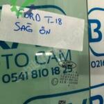Ford Transit Sağ Kapı Camı Çıkma