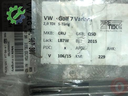 2022 Volkswagen Golf Motor Beyni Çıkma Parça Kayseri