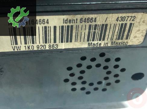 Golf 5 gösterge paneli saati çıkma 1K0920863