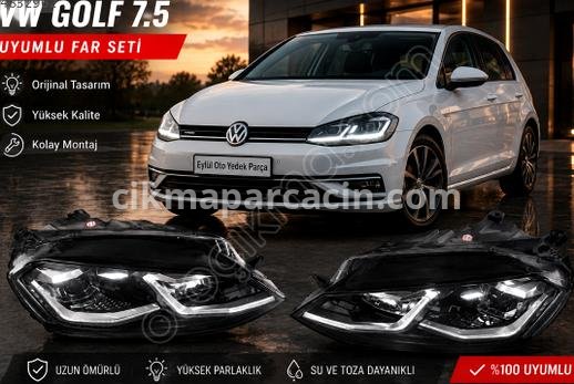 Volkswagen Golf Sol Ön Far çıkma parça