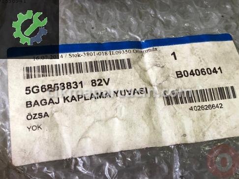 Volkswagen Golf Bagaj Kapağı 5G685883182V çıkma parça