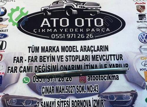 Volkswagen Golf Sis Farı Çerçevesi çıkma parça