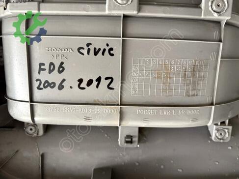 Honda Civic Sol Arka Kapı çıkma parça
