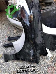Honda Civic 2012-2022 Çıkma Sol Ön Çamurluk