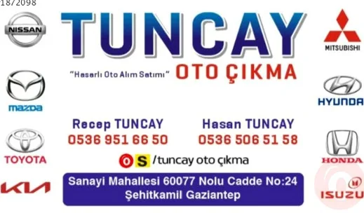 Honda Civic Sinyal Lambası çıkma parça