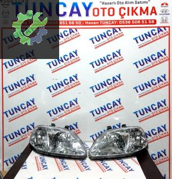 Honda Civic Sağ Ön Far 1999-2000 çıkma parça