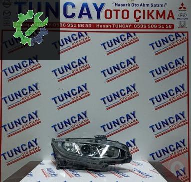 Honda Civic Sağ Ön Far 2016-2021 çıkma parça