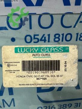 Honda Civic Sol Ön Kapı Camı çıkma parça